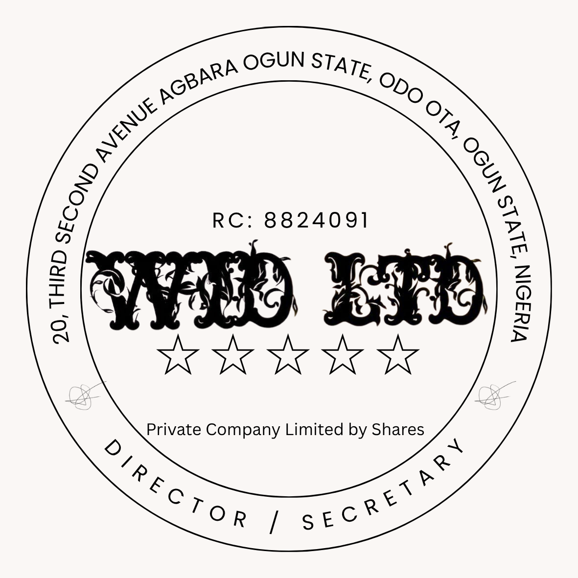 WID LTD corporate seal
